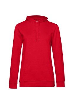 Толстовка с капюшоном женская Hoodie, красная