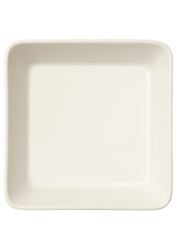 Тарелка Teema, квадратная, белая