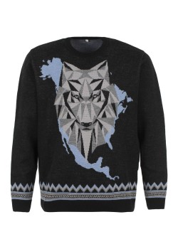 Джемпер Totem Wolf, черный