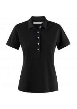 Рубашка поло женская Sunset, черная