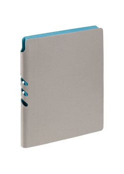 Ежедневник Flexpen, недатированный, серебристо-бирюзовый