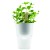 Горшок для растений Flowerpot, фарфоровый, белый