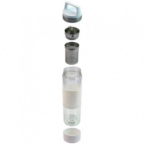 Бутылка для воды Glass WMB, белая