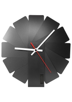 Часы настенные Transformer Clock. Black & Black