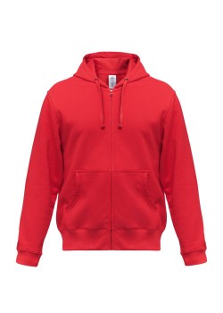 Толстовка мужская Hooded Full Zip красная