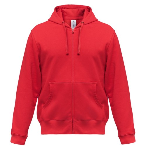 Толстовка мужская Hooded Full Zip красная