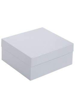 Коробка Satin, большая, серебристая