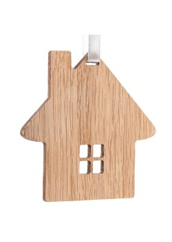 Деревянная подвеска Carving Oak, в форме домика