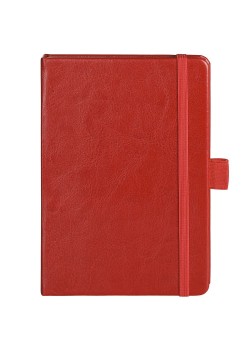 Блокнот Freenote, в линейку, красный