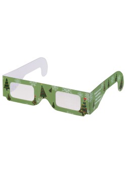 Новогодние 3D очки «Елочки», зеленые