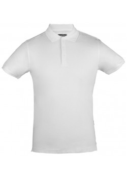 Рубашка поло стретч мужская EAGLE, белая