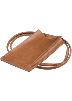 Сумочка для телефона Apache, светло-коричневая (camel)