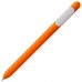 Ручка шариковая Slider, оранжевая с белым