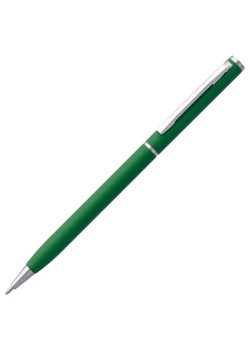 Ручка шариковая Hotel Chrome, ver.2, матовая зеленая