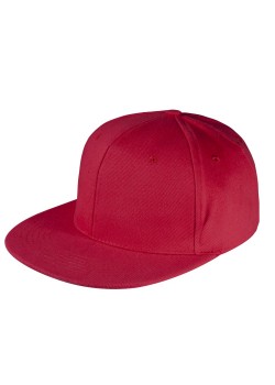 Бейсболка Unit Snapback с прямым козырьком, красная