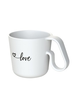 Кружка Love, белая