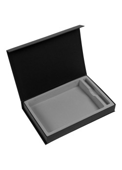 Коробка Silk под ежедневник и ручку, черная