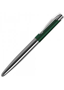 Ручка шариковая CARDINAL, зеленый, серебристый