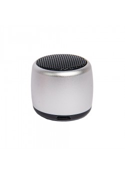 Портативная mini Bluetooth-колонка Sound Burger 'Loto' серебро, серебристый