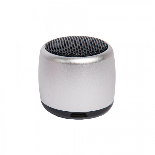 Портативная mini Bluetooth-колонка Sound Burger 'Loto' серебро, серебристый