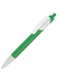 Ручка шариковая TRIS, зеленый, белый