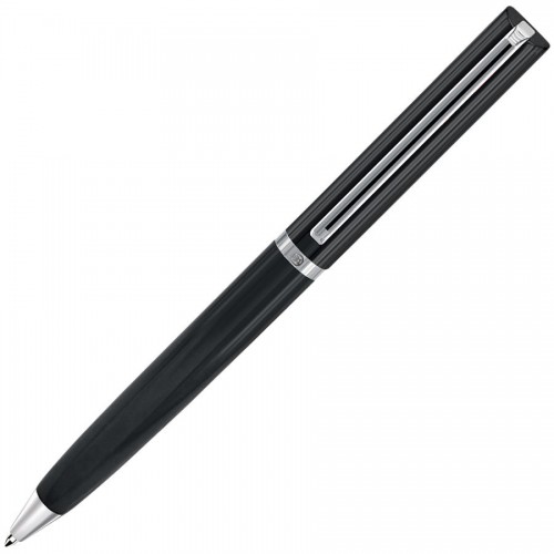 Ручка шариковая BULLET, черный, серебристый