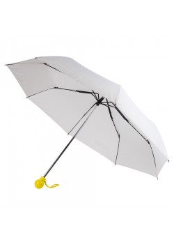 Зонт складной FANTASIA, механический, белый, желтый