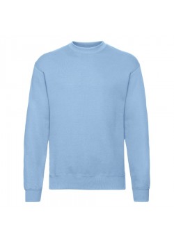 Свитшот мужской с начесом CLASSIC SET-IN SWEAT 280, голубой