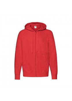 Толстовка мужская LIGHTWEIGHT HOODED SWEAT JACKET 240, красный