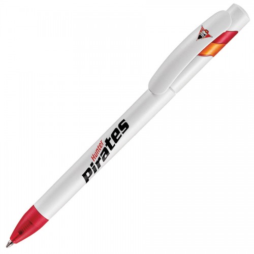 Ручка шариковая MANDI, красный, белый