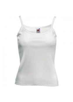 Майка женская 'Lady-fit Strap T', белый