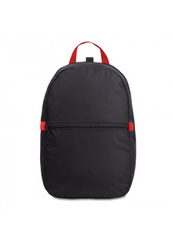 Рюкзак INTRO с ярким подкладом, красный, черный