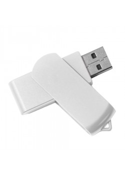 USB flash-карта SWING (8Гб), белый, 6,0х1,8х1,1 см, пластик