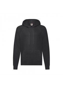 Толстовка мужская LIGHTWEIGHT HOODED SWEAT 240, черный