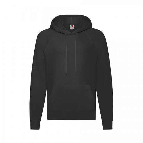 Толстовка мужская LIGHTWEIGHT HOODED SWEAT 240, черный