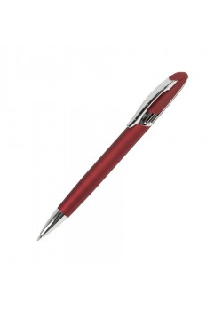 Ручка шариковая FORCE, красный, серебристый