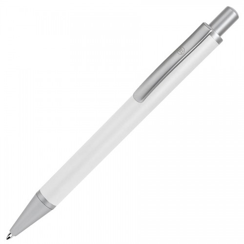 Ручка шариковая CLASSIC, белый, серебристый