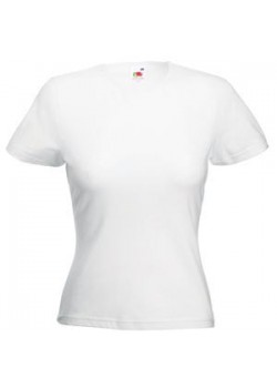 Футболка женская LADY FIT CREW NECK T 200, белый