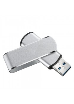 USB flash-карта 32Гб, алюминий, USB 3.0, серебристый
