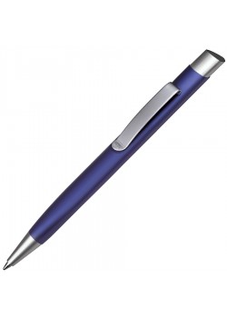 Ручка шариковая TRIANGULAR, темно-синий, серебристый