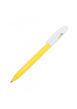 Ручка шариковая LEVEL, пластик, желтый, белый