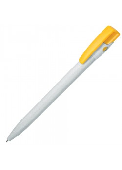 KIKI EcoAllene, ручка шариковая, желтый, серый
