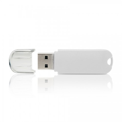 USB flash-карта 8Гб, пластик, USB 2.0, белый