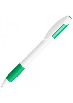 Ручка шариковая с грипом X-5, белый, зеленый