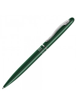 Ручка шариковая GLANCE, зеленый, серебристый