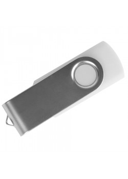 USB flash-карта DOT (8Гб), белый, серебристый