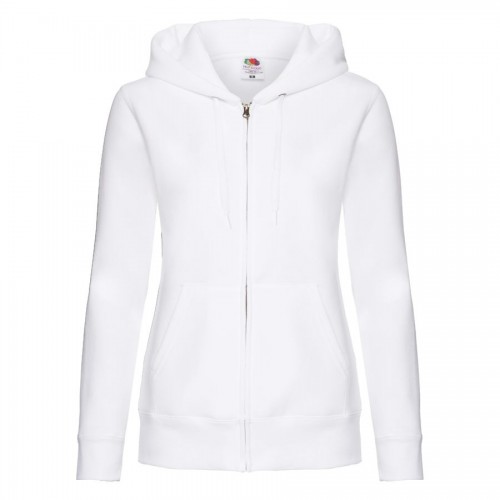 Толстовка женская LADY-FIT HOODED SWEAT JACKET, белый