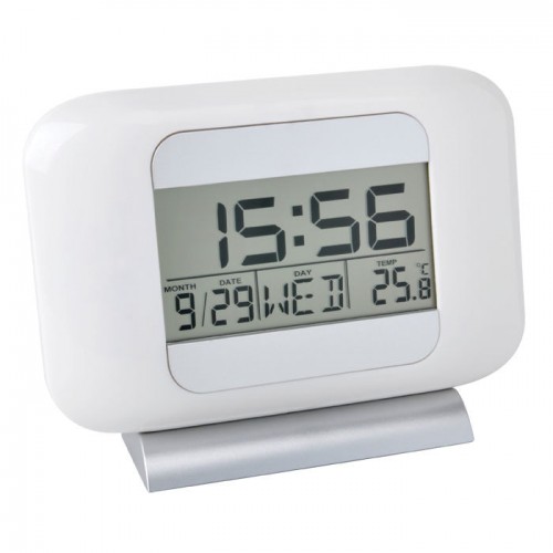Часы - метеостанция настольная с календарем 'Tokio', белый