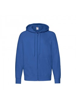 Толстовка мужская LIGHTWEIGHT HOODED SWEAT JACKET 240, ярко-синий