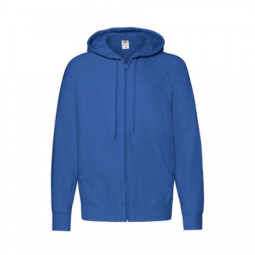 Толстовка мужская LIGHTWEIGHT HOODED SWEAT JACKET 240, ярко-синий